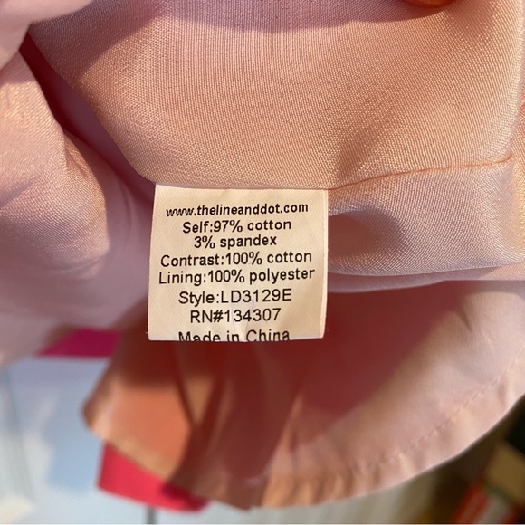 NWOT Neon Pink Denim Cotton Fit & Flare Tank Mini Dress Size Large - Picture 9 of 11